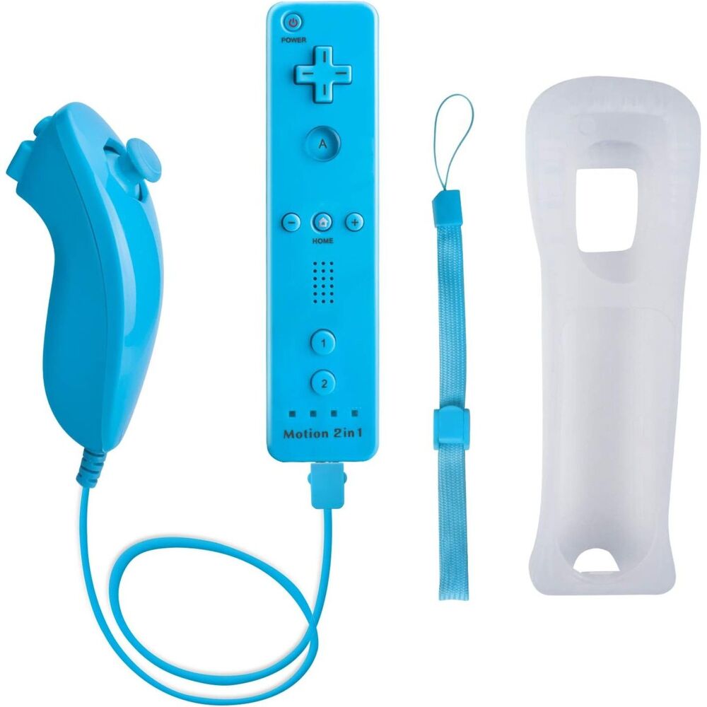 Motion Plus Wii Controllers 2Pack Nunchucks, Wii Remote Controllers Wii, Wii U - Picture 5 of 6